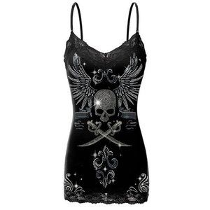 Lace Pirate Print Top